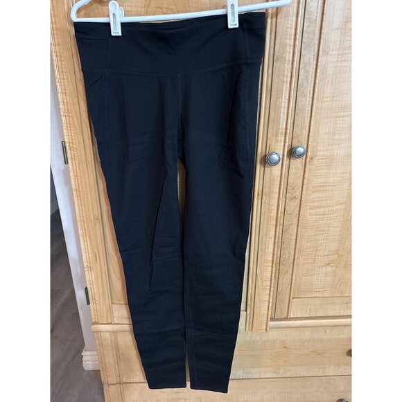 GapFit GFast Black Leggings For Women Size M 27” inseam - Picture 2 of 5